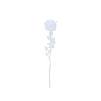 EUROPALMS Crystal Rose Τεχνητό λουλούδι, διαφανές, 81cm, συσκευασία 12 τεμ. συμφέρουσα συσκευασία 82600210