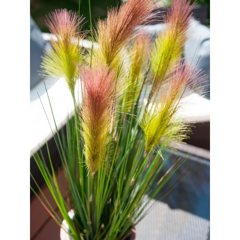 EUROPALMS Γρασίδι, τεχνητό, ροζέ, 90cm 82505865