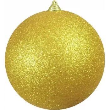 EUROPALMS Διακοσμητική μπάλα 20cm χρυσό glitter 83501279