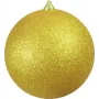 EUROPALMS Διακοσμητική μπάλα 20cm χρυσό glitter 83501279
