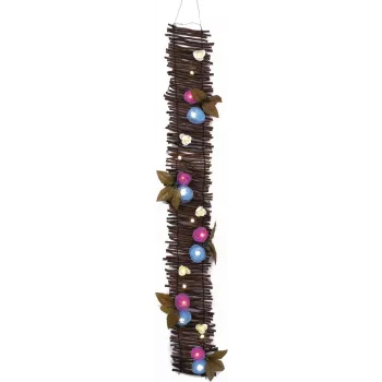 EUROPALMS Γιρλάντα με τριαντάφυλλα με LED, 120cm, Λευκό 83330320