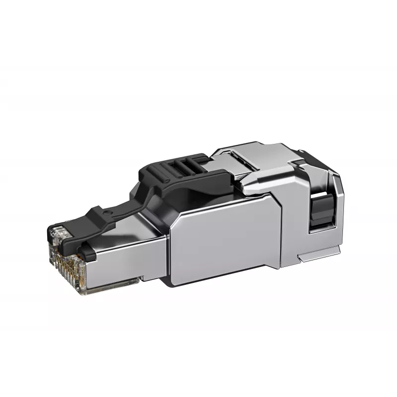 TELEGÄRTNER 100040203 RJ45 Keystone module Cat.6A θωρακισμένο χωρίς εργαλεία IDC