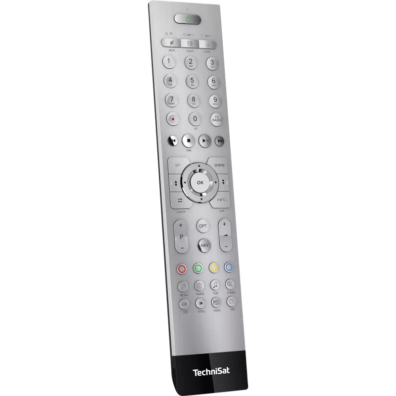 TechniSat TechniControl II ALU Ασημί Καθολικό τηλεχειριστήριο (FB Code TV) 0002/3859