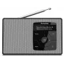 TechniSat DIGITRADIO 2 DAB+ FM Bluetooth Ρολόι ραδιοφώνου Μαύρο/Λευκό 0002/3910