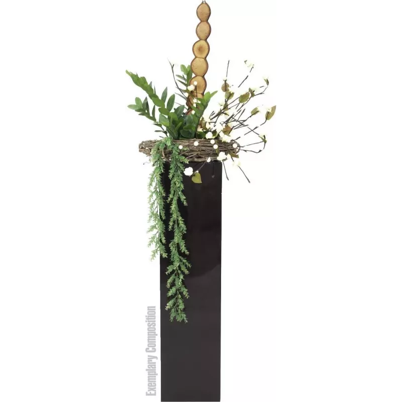 EUROPALMS Zamifolia Τεχνητό φυτό ZZ, 70 cm, Μαύρη γλάστρα 82600153