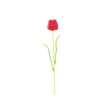 EUROPALMS Kristalltulpe Τεχνητή τουλίπα, Κόκκινο, 61cm, συσκευασία 12 τεμ. 82600205