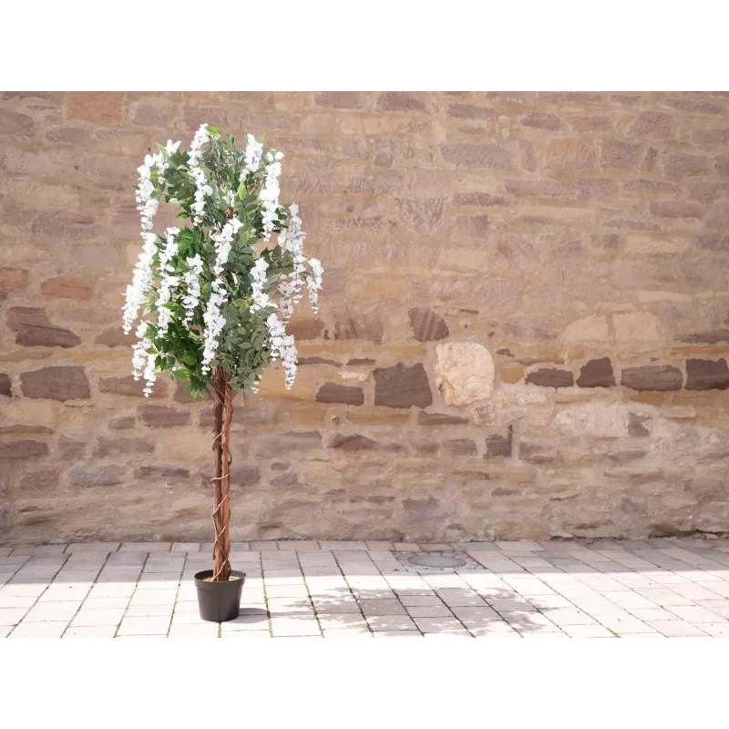 EUROPALMS Τεχνητό δέντρο Goldregen, λευκά άνθη, 180cm 82507106