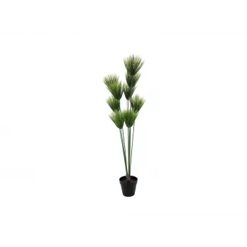 EUROPALMS Τεχνητό φυτό παπύρου, 150cm, Πράσινο, σε μαύρη γλάστρα 82600223