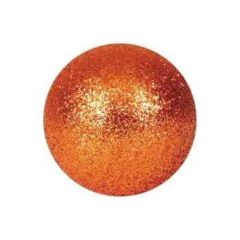 EUROPALMS Διακοσμητική σφαίρα 3,5cm, Χαλκός, Glitter, 48 τεμ. (8350129K)