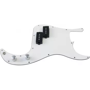 DIMAVERY Pickguard για μοντέλα ηλεκτρικού μπάσου PB, 3-φύλλο Μαύρο 26300210