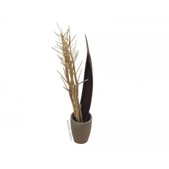 EUROPALMS Αποξηραμένο μπουκέτο μάραθου, χρυσό, 160cm 83502363