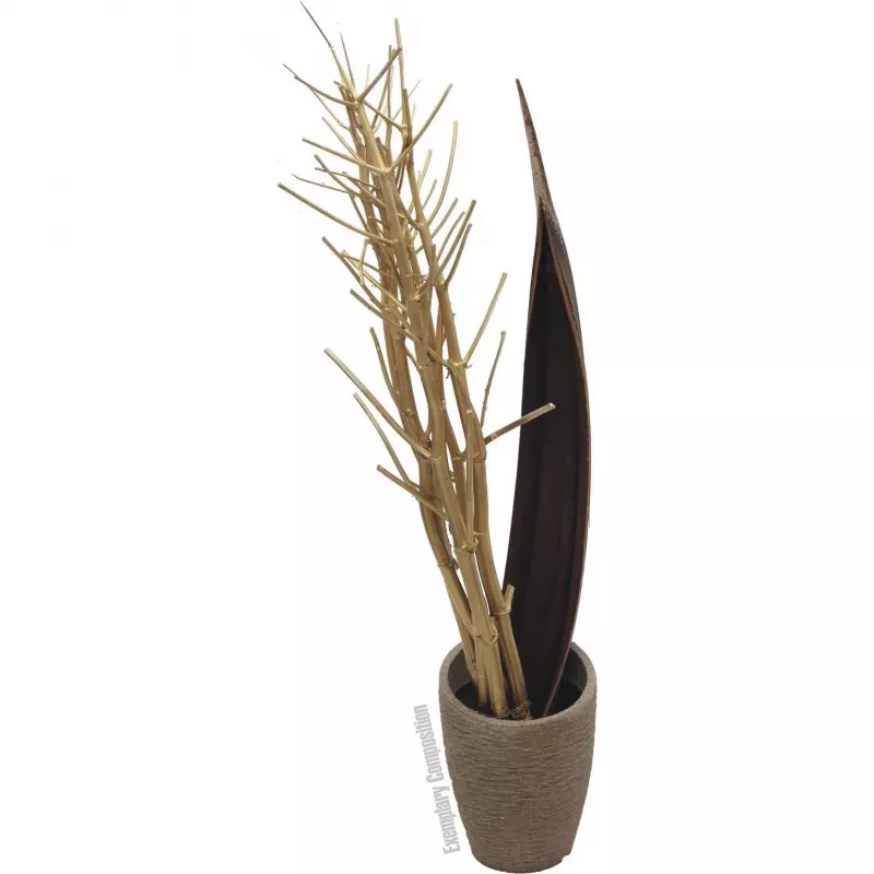 EUROPALMS Αποξηραμένο μπουκέτο μάραθου, χρυσό, 160cm 83502363