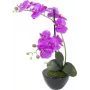 EUROPALMS Τεχνητή σύνθεση ορχιδέας 4, λευκή Phalaenopsis σε κεραμική γλάστρα, 60 cm 82530349