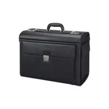 JÜSCHA Alassio Vicenza 45047 Τσάντα laptop 15,6 inch μαύρη τεχνητό δέρμα