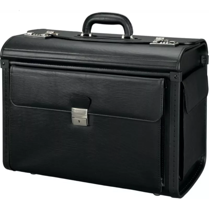 JÜSCHA Alassio Vicenza 45047 Τσάντα laptop 15,6 inch μαύρη τεχνητό δέρμα