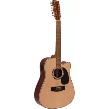 DIMAVERY DR-612 Ακουστική κιθάρα western 12 χορδών, φυσικό 26231281
