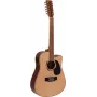 DIMAVERY DR-612 Ακουστική κιθάρα western 12 χορδών, φυσικό 26231281