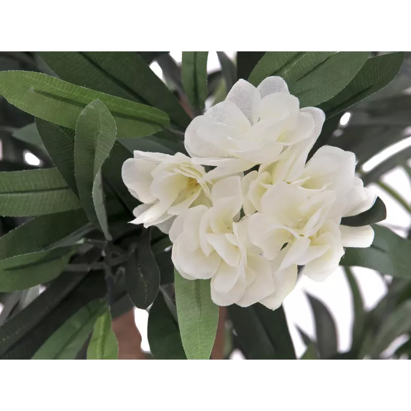 EUROPALMS Δέντρο πικροδάφνης, τεχνητό φυτό, λευκό, 120 cm (82507246)