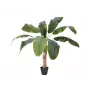 EUROPALMS Τεχνητό φυτό μπανάνας, 100cm, πράσινα φύλλα, μαύρη γλάστρα 82509503