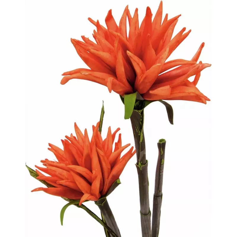 EUROPALMS Dahlia (EVA), τεχνητό φυτό, πορτοκαλί, 100cm (82532006)