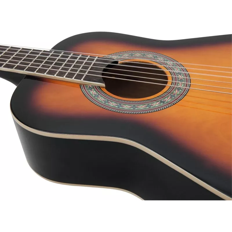 Dimavery AC-303 Κλασική κιθάρα 1/2 Sunburst 535 mm Κλίμακα 6 χορδών