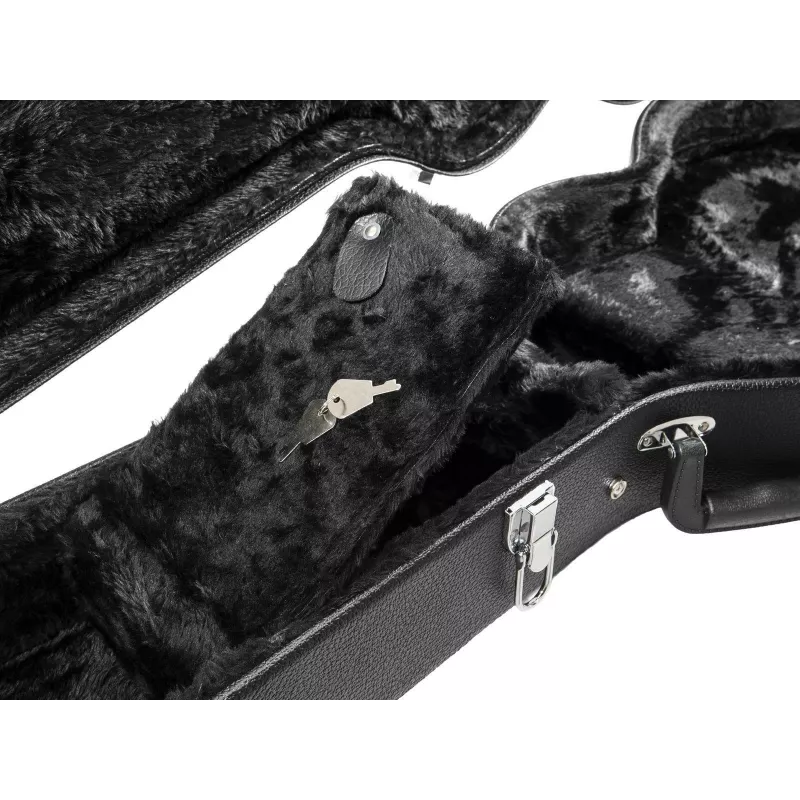 Dimavery Form-Case E-Guitar LP Hard Case, Black 26341023