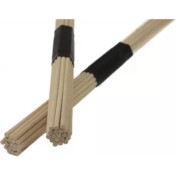 DIMAVERY DDS-Rods Μπαγκέτες τυμπάνου από σφενδάμι, 19 ράβδοι, λαστιχένια λαβή, 405 mm, Ζεύγος 26070380
