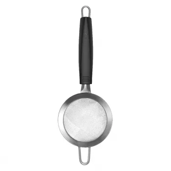 LURCH TANGO Σίτα κουζίνας 9,5 cm, Μαύρο/Ασημί, Λεπτή σίτα από ανοξείδωτο ατσάλι με πλαστική λαβή 230240