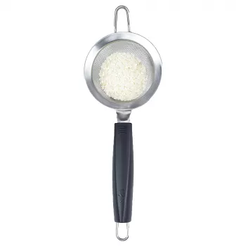 LURCH TANGO Σίτα κουζίνας 9,5 cm, Μαύρο/Ασημί, Λεπτή σίτα από ανοξείδωτο ατσάλι με πλαστική λαβή 230240