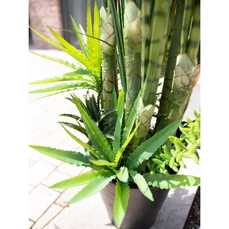 EUROPALMS Τεχνητό φυτό μείγμα παχύφυτων, 190cm 82600035