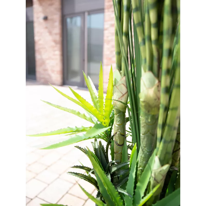 EUROPALMS Τεχνητό φυτό μείγμα παχύφυτων, 190cm 82600035