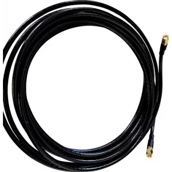Wittenberg Antennen 10 m Καλώδιο κεραίας SMA αρσενικό σε SMA αρσενικό 50 Ohm καλώδιο ομοαξονικό χαμηλών απωλειών μαύρο 103484
