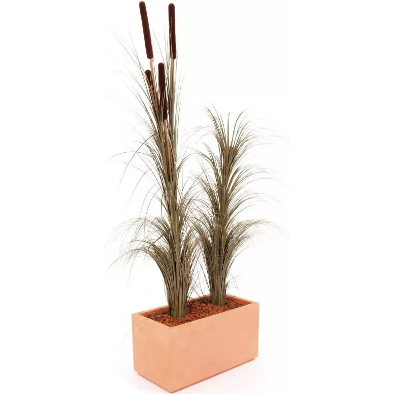 EUROPALMS Τεχνητό καλάμι, χακί, 127 cm 82505853