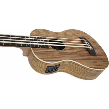 DIMAVERY UK-700 Μπάσο ουκουλέλε, Zebrawood 26255850