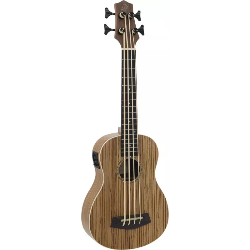 DIMAVERY UK-700 Μπάσο ουκουλέλε, Zebrawood 26255850