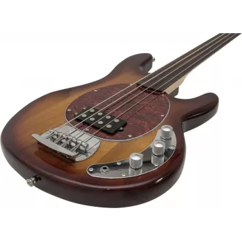 DIMAVERY MM-501 Ηλεκτρικό μπάσο, fretless, tobacco 26222080