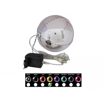 EUROPALMS LED χιονόμπαλα 15cm, χρυσό 83501245