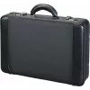 JÜSCHA ALASSIO τσάντα laptop χαρτοφύλακας με αφαιρούμενη θήκη laptop, επεκτάσιμη, κλειδαριές με κωδικό, μαύρο νάιλον/τεχνητό δέρμα (45039)