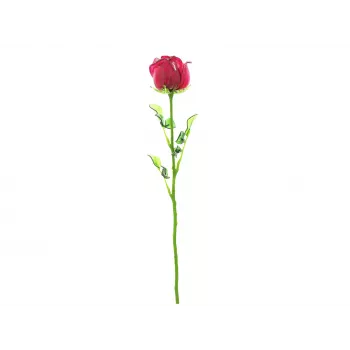 EUROPALMS Crystal Rose Τεχνητό λουλούδι, βουργουνδί, 81cm 82600209