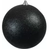 EUROPALMS Διακοσμητική μπάλα 20 cm, μαύρο, glitter 83501278