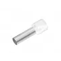 Cimco 187002 Μερικώς μονωμένος ακροδέκτης, 0,5 mm², λευκό, 100 τεμ.