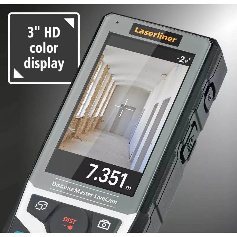 Laserliner DistanceMaster LiveCam Αποστασιόμετρο λέιζερ 150 m 080.985A