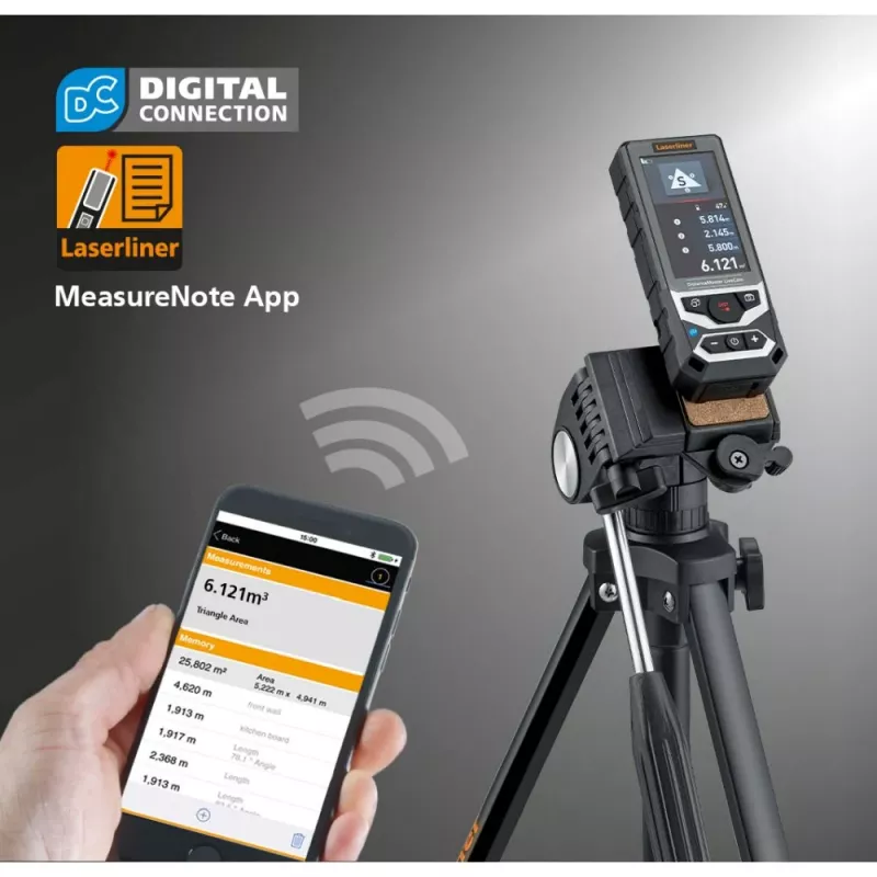 Laserliner DistanceMaster LiveCam Αποστασιόμετρο λέιζερ 150 m 080.985A