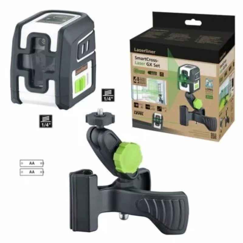 Laserliner SmartCross-Laser GX Σετ λέιζερ σταυρωτών γραμμών, εμβέλεια 40 m (036.731E)