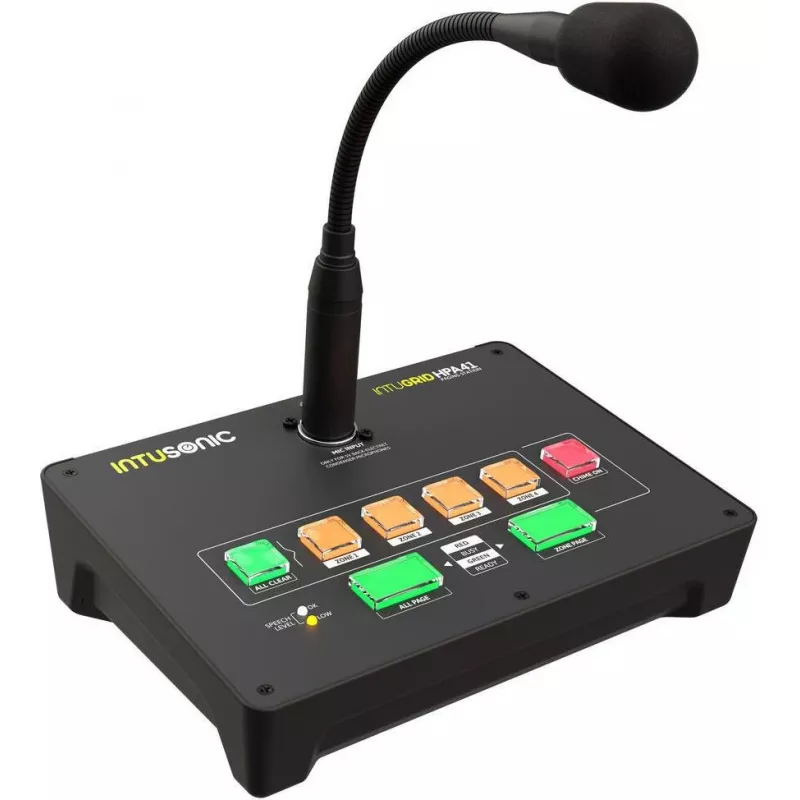 INTUSONIC HPA41 Σταθμός μικροφώνου εκφώνησης 4 ζωνών 12604192