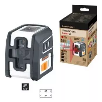 Laserliner SmartCross-Laser X Λέιζερ σταυρωτών γραμμών αυτοεπιπεδούμενο εμβέλεια έως 10 m (036.735E)