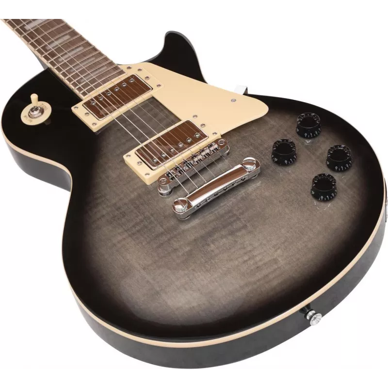 DIMAVERY LP-750 Ηλεκτρική κιθάρα, Translucent Gray Blackburst 26219396