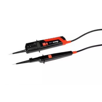 CIMCO 111438 Διπολικός ανιχνευτής τάσης CAT IV 600 V / CAT III 1000 V με ένδειξη LED/LCD, δοκιμή συνέχειας, ακολουθία φάσεων, μέτρηση αντίστασης και συχνότητας, IP64