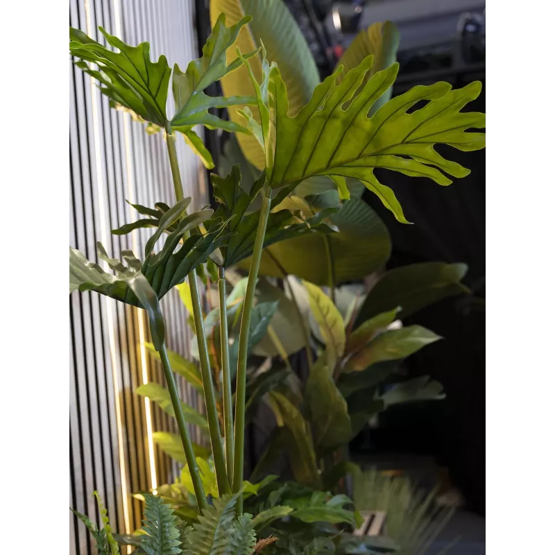 EUROPALMS Split-Leaf Philodendron Τεχνητό φυτό, 120 cm 82600222