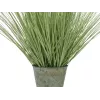 EUROPALMS Ανθισμένο τεχνητό διακοσμητικό χορτάρι, 70cm, λευκά άνθη, μαύρη γλάστρα 82600147